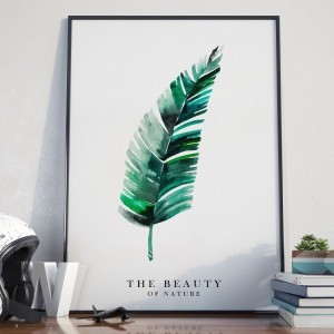 The beauty of nature - plakat w ramie , wymiary - 40cm x 50cm, kolor ramki - czarny