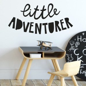 Naklejka na ścianę - little adventurer ,  -