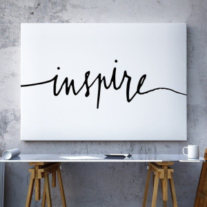 Inspire - minimalistyczny obraz na płótnie , wymiary - 80cm x 120cm