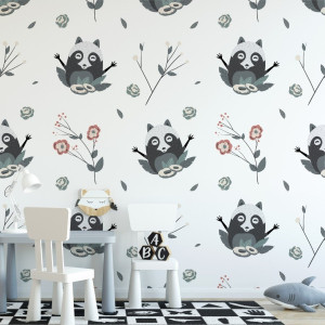Tapeta dziecięca - crazyszop , rodzaj - próbka tapety 50x50cm