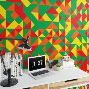 Reggae - designerska tapeta ścienna , rodzaj - tapeta flizelinowa laminowana