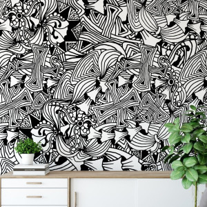 Tapeta na ścianę - floral fantasy , rodzaj - tapeta flizelinowa laminowana