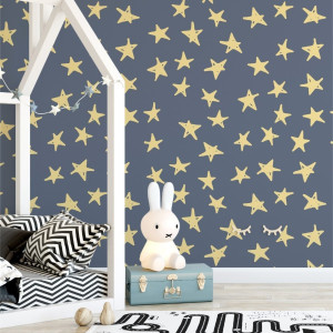 Tapeta dziecięca - starry sunlight , rodzaj - tapeta flizelinowa