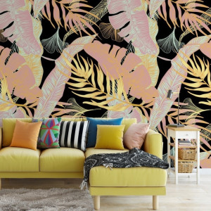 Tapeta na ścianę - hawaii design , rodzaj - tapeta flizelinowa laminowana