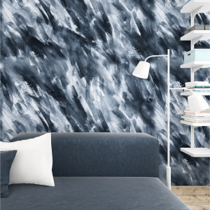 Tapeta na ścianę - stormy painting , rodzaj - tapeta flizelinowa laminowana