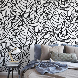 Crazy abstraction - tapeta ścienna , rodzaj - tapeta flizelinowa laminowana