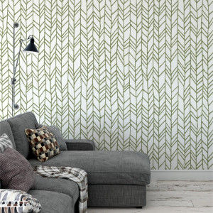 Tapeta na ścianę - natural chevron , rodzaj - tapeta flizelinowa laminowana