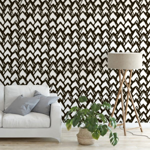 Tapeta na ścianę - painting chevron , rodzaj - tapeta flizelinowa