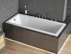 Modern Slim Wanna Prostokątna 180 X 80 Wam-180-Sl