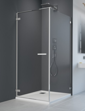 Arta S1 Ścianka 110 Chrom+/Przejrzyste 386023-03-01