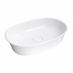 Classica+ Umywalka Nablatowa Marble+,61X40, Biały Połysk Classicaunbp
