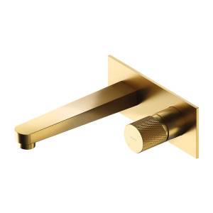 Bateria Umywalkowa Contour Podtynkowy Złoty Szczotkowany Ct8015Glb