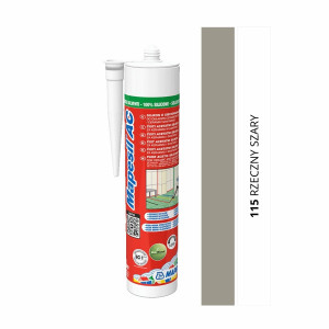 Mapesil Ac Silikon 310Ml. 115 Rzeczny Szary