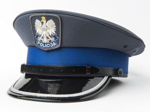 Czapka policyjna młodszy oficer - 56