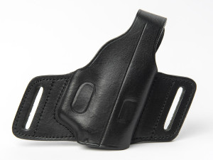 Profesjonalna kabura skórzana do pistoletu służbowego - MOTYL pełna - Leworęcznej - Glock 17, 19