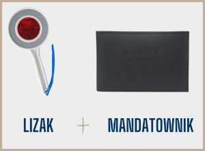 Zestaw Okładka na Mandatownik + Lizak
