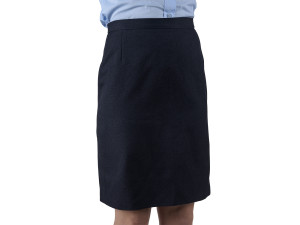 Granatowa spódnica służbowa – elegancka - 48