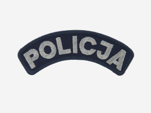 Napis Policja do nowego munduru galowego