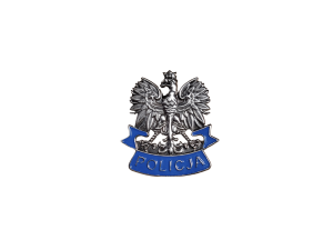 Orzeł metalowy na czapkę galową