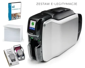 Drukarka kart dla szkół Zebra ZC300 Zestaw