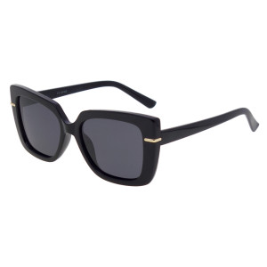 Joker Okulary Przeciwsłoneczne Damskie Z Filtrem Uv 400 Jr 4710 Cz Czarne