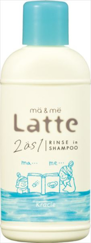 ma&me Latte Rinse-in Shampoo Mini – Rodzinny Szampon 2w1 w Wersji Mini 80 ml