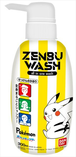 Bandai Pokémon ZENBU WASH – szampon i żel 3w1 300 ml