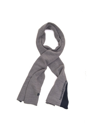 Harmont & Blaine Sciarpa double-face Blu-grigio Uomo UNI