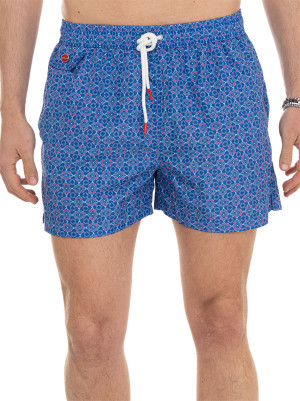 Kiton Boxer mare Azzurro-rosa Uomo L