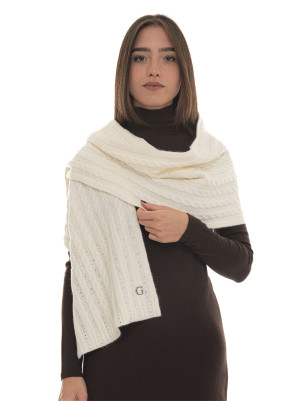 Guess Sciarpa Bianco Donna UNI