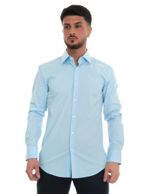 Boss Camicia classica da uomo H-HANK-KENT Azzurro Uomo 37