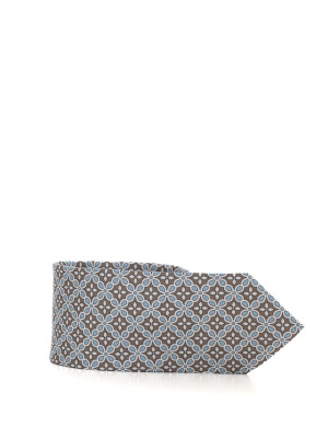 Napoleone Barba Cravatta Beige-celeste Uomo UNI