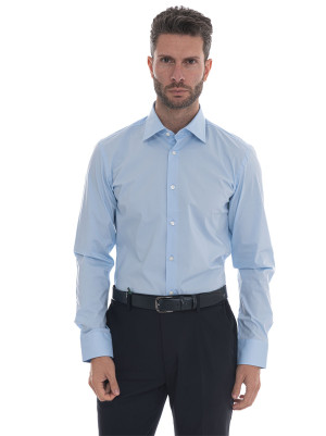 Boss Camicia classica da uomo H-HANK-KENT Celeste Uomo 41