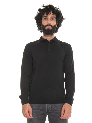 Boss Polo manica lunga BONO Nero Uomo XL