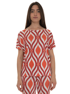 Quality First Casacche Arancio-bianco Donna 44