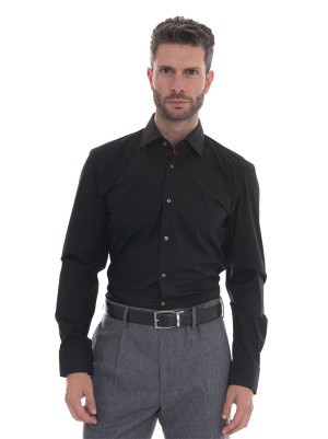 Boss Camicia classica da uomo H-HANK-KENT Nero Uomo 42