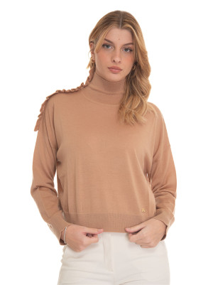 Pinko Maglia in lana Crisopa Beige Donna S