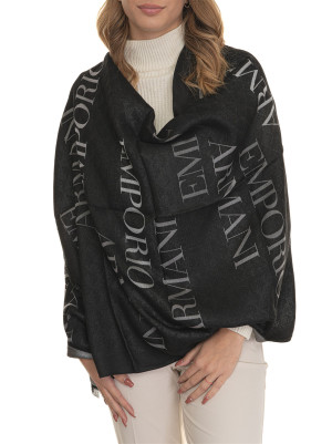 Giorgio Armani Sciarpa Nero Donna UNI