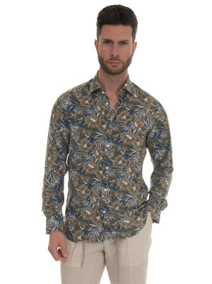 Carrel Camicia casual Verde Uomo 42