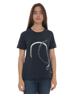 Quality First T-shirt Blu Donna L