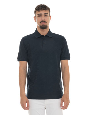 Boss Polo manica corta H-PROUT Blu Uomo M