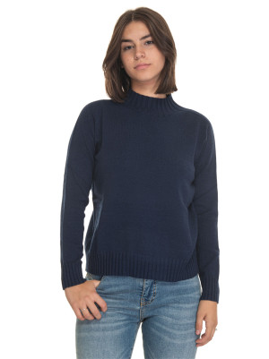 Quality First Maglia in lana Blu Donna L