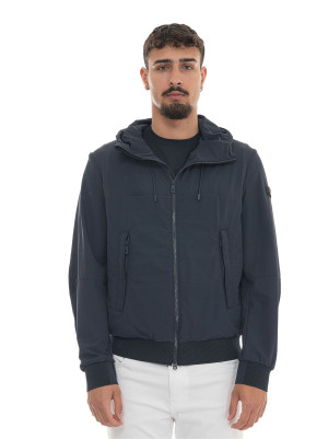 Peuterey Giubbino con cappuccio UYAPO Blu Uomo XL