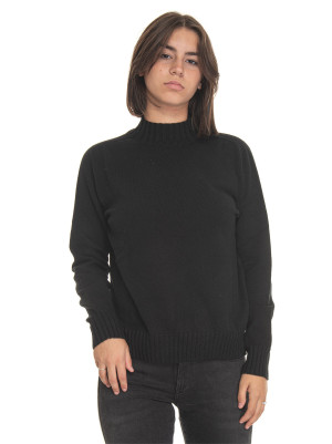 Quality First Maglia in lana Nero Donna M