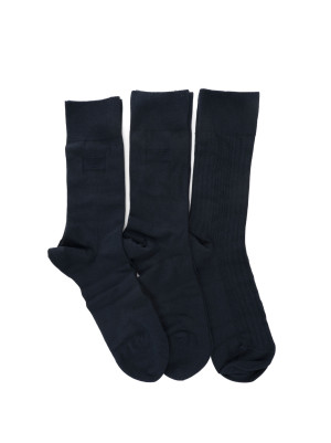 Giorgio Armani Set 3 Calzini Blu Uomo UNI