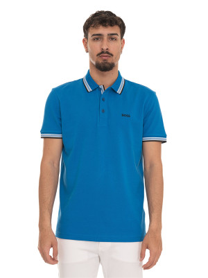 Boss Polo piquet mezza manica PADDY Bluette Uomo 3XL