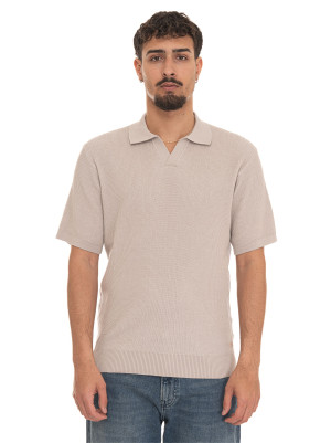 Boss Polo in maglina Aravolo Grigio chiaro Uomo XL