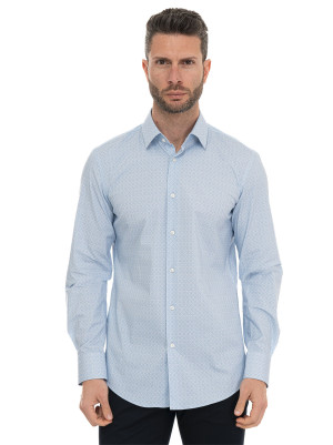 Boss Camicia casual H-HANK Celeste Uomo 39