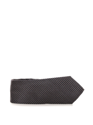 Canali Cravatta Blu-marrone Uomo UNI