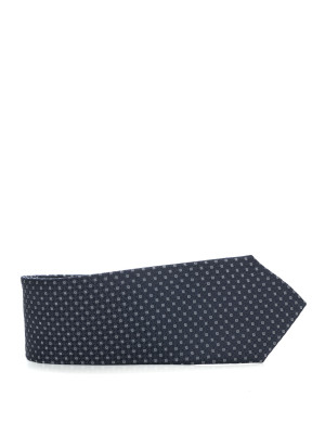 Canali Cravatta Blu Uomo UNI